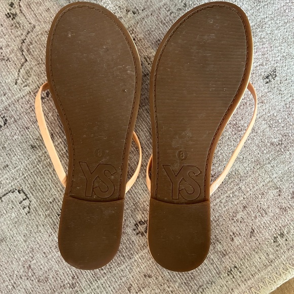 Yosi Samra nude sandals. Size 8. Worn only once - Picture 2 of 2